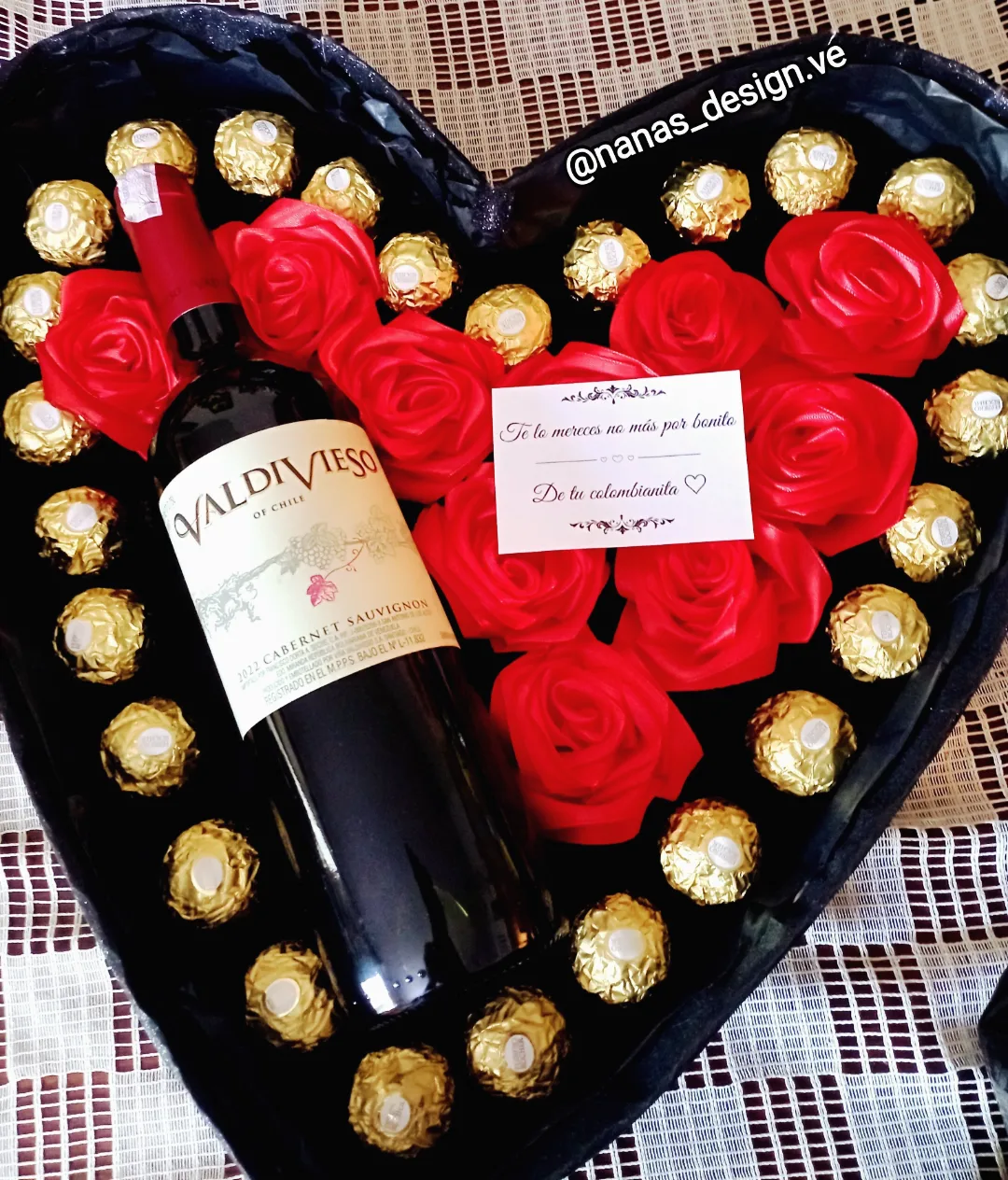 Box Rosas y Vino